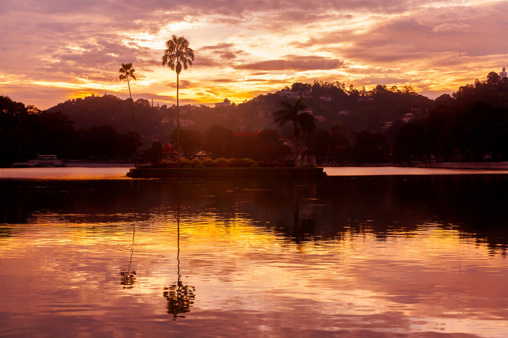 Beautiful Sri Lankan sunset