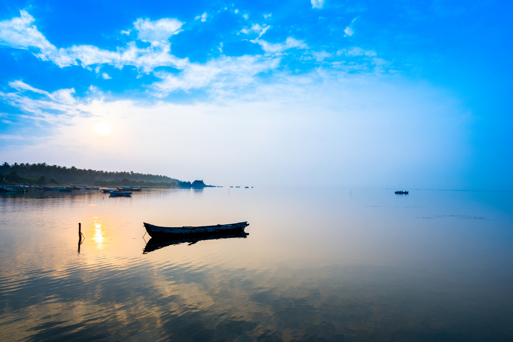 A scene in the morning that expresses the serenity of Jaffna