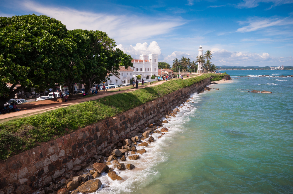 The Galle Fort - A famous tourist attraction where food &amp; lodging can be a little more expensive