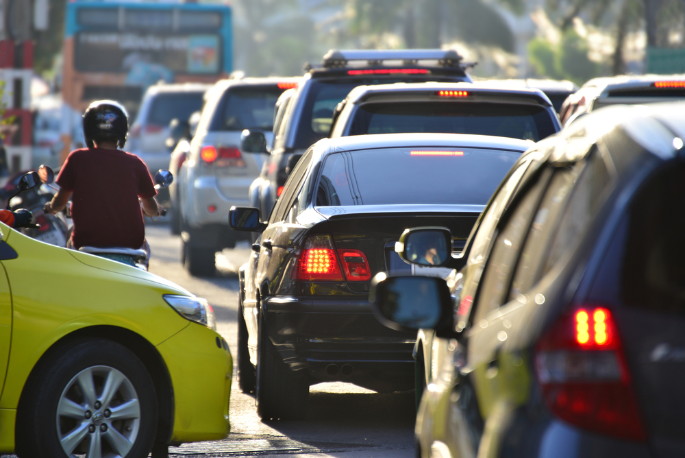 Traffic in Sri Lanka can sometimes get tough