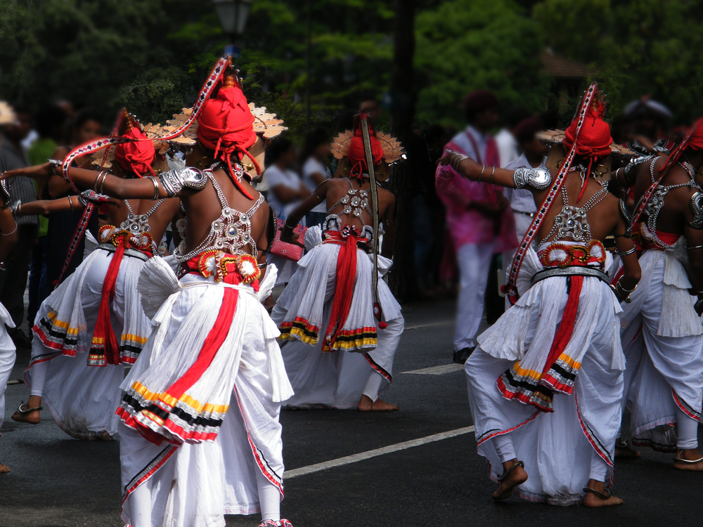 Ves dancers at the Kandy Esala Perahera