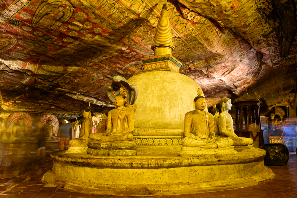 The caves, carvings and paintings of Dambulla are extraordinary.