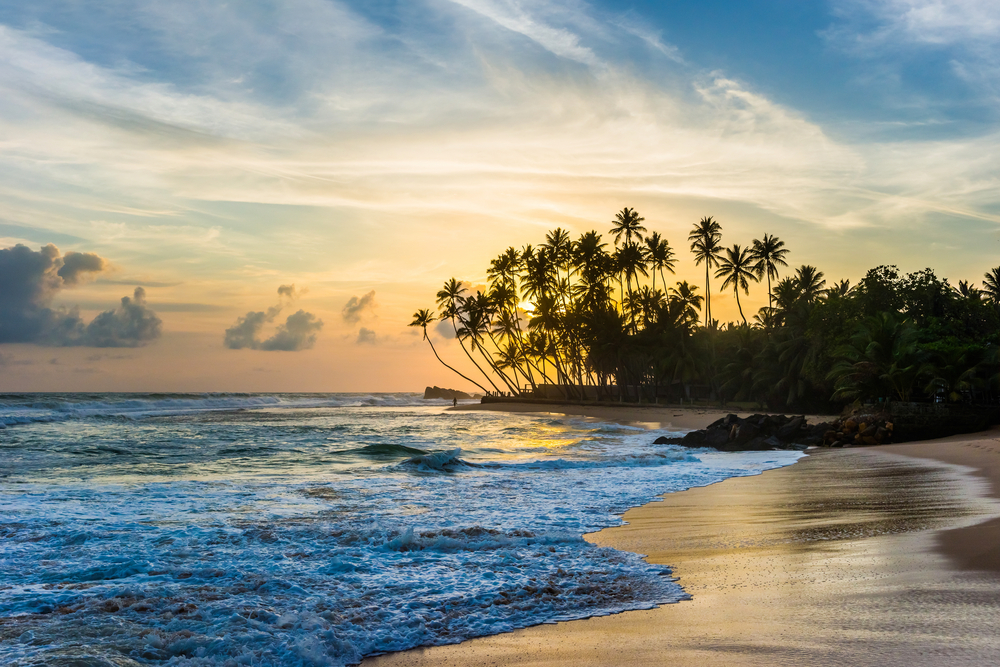 beach of Unawatuna