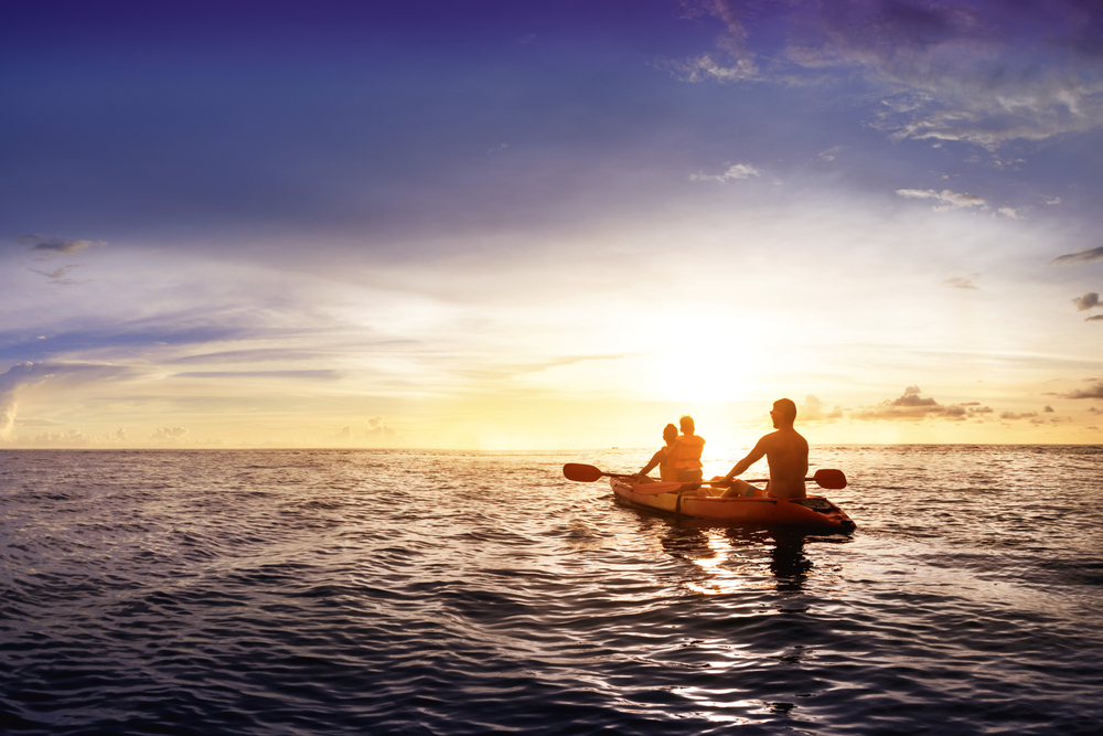 Why not try paddleboarding with the whole family?