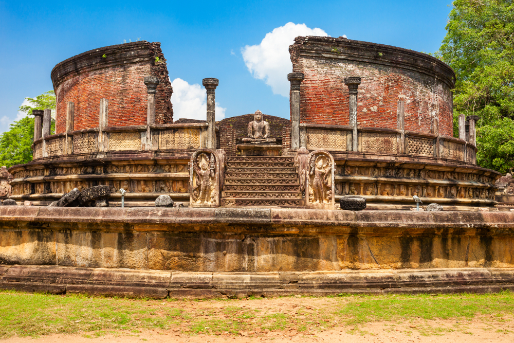 Vatadages in Sri Lanka.