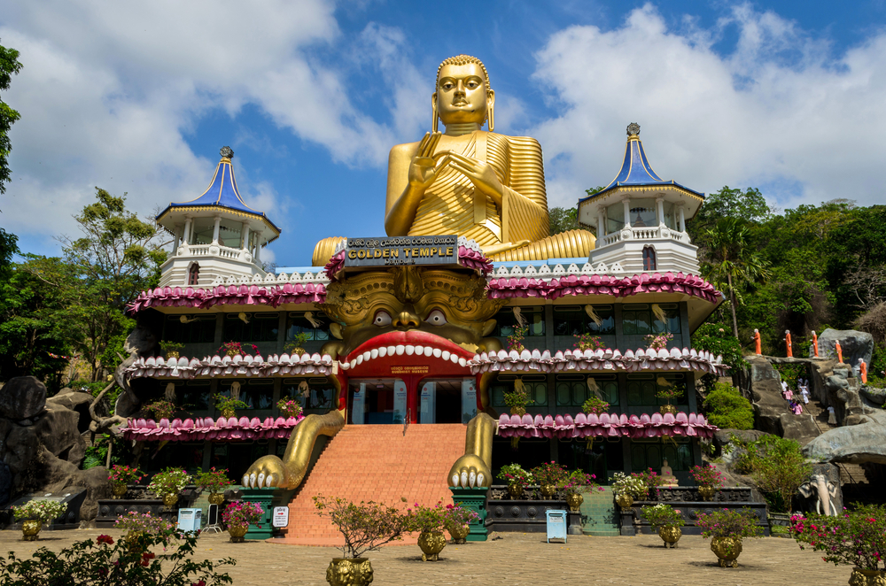 The Golden Temple in Dambulla